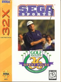 Golf Magazine Presents 36 Great Holes Starring Fred Couples Sega 32X US box art